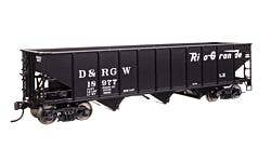 Walthers Mainline 910-56748 HO 70-Ton 3-Bay Hopper D&RGW #18977
