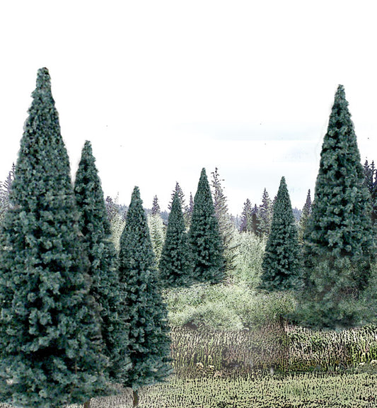 Woodland Scenics TR1588 All Scale Blue Spruce- 13/pkg