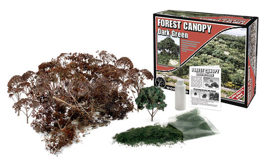 Woodland Scenics F1662 All Scale Dark Green Forest Canopy