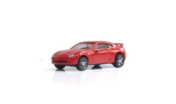 Woodland Scenics 5369 HO Scale Sport Coupe - Modern Era Vehicles -- Red