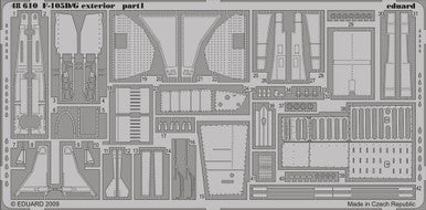 Eduard 48610 1/48 F-105D/G Exterior for Hobby Boss