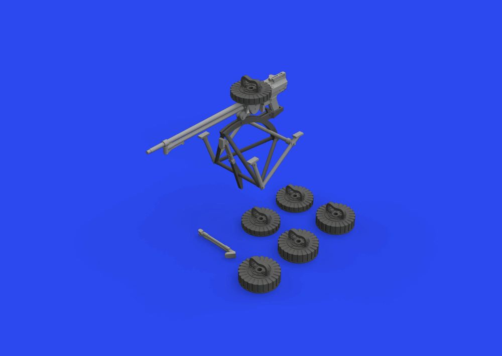 Eduard 648725 1/48 Aircraft- Sopwith Camel 2F1 Lewis Guns for EDU (Resin)