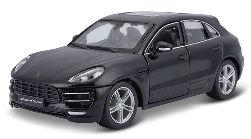 Bburago 21077BK 1/24 Porsche Macan Black Diecast Luxury SUV