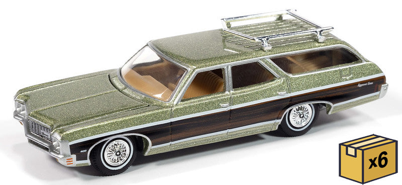 Auto World AWSP177-B-CASE 1/64 1970 Chevy Kingswood Estate | Case Pack