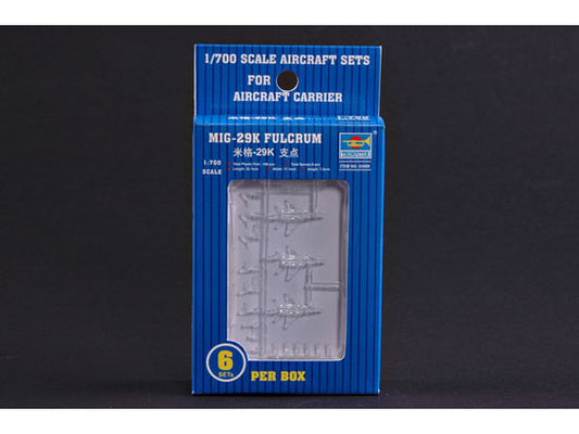 Trumpeter Scale Models 3409 1/700 MiG29K Fulcrum Aircraft Set for Russian Carrie