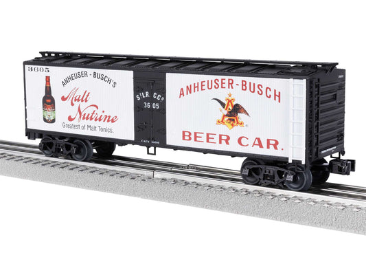 Lionel 6-2442202 O Gauge Budweiser Woodside Reefer #3605