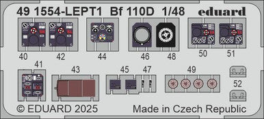 Eduard 491554 1/48 Bf 110D Set