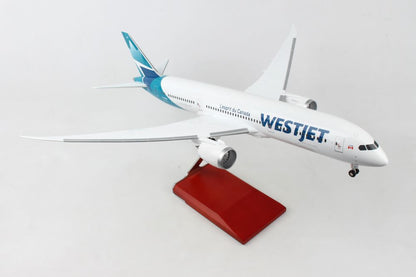 SkyMarks Supreme SKR9005 Westjet 787-9 1/100 W/Wood Stand & Gear