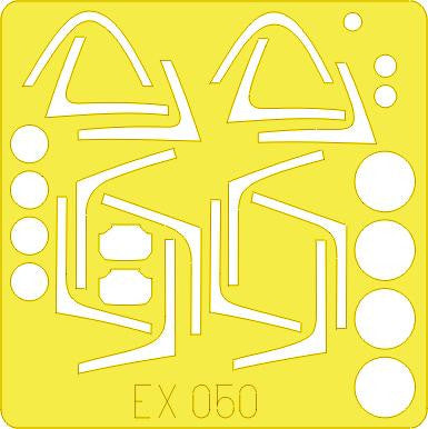 Eduard EX050 1/48 Mask JAS-39 Gripen for Italeri Canopy Mask Set