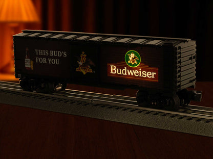 Lionel 6-2428410 O Gauge Budweiser Illuminated Bar Sign Reefer