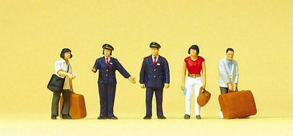 Preiser 10570 HO Scale Railroad Personnel Chinese Railroad Personnel