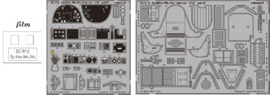 Eduard 32912 1/32 Spitfire Mk. IXc Interior for RMG (Pre-Painted)