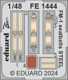 Eduard FE1444 1/48 FM-1 Seatbelts STEEL 1/48