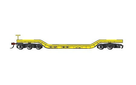 Bachmann 71389 N Scale 52ft Depressed-Center Flatcar St. Louis-San
