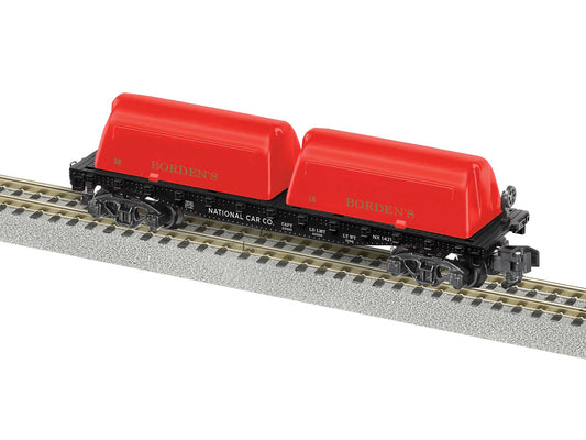 Lionel 6-2019161 S Gauge Bordens Milk Flat Car #1421
