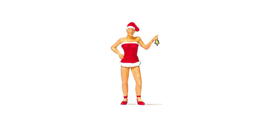 Preiser 29088 HO Scale Christmas Girl with Bell Figure