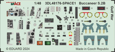 Eduard 3DL48176 1/48 Buccaneer S.2B Gulf War SPACE 1/48