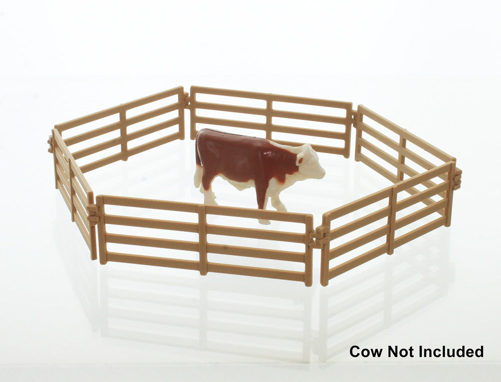 3D To Scale 64-319-WD 1/64 – Wooden Fence Sections 12ft Diorama Prop