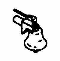Details West BE-129 HO Scale Bells pkg(2) -- Hood-Side Mount
