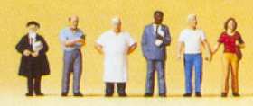 Preiser 79165 N Scale Pedestrians Street Scene