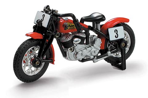 New Ray 06067-8 1/32 Scale 1947 Indian Sport Scout Babber Motorcycle Made Of
