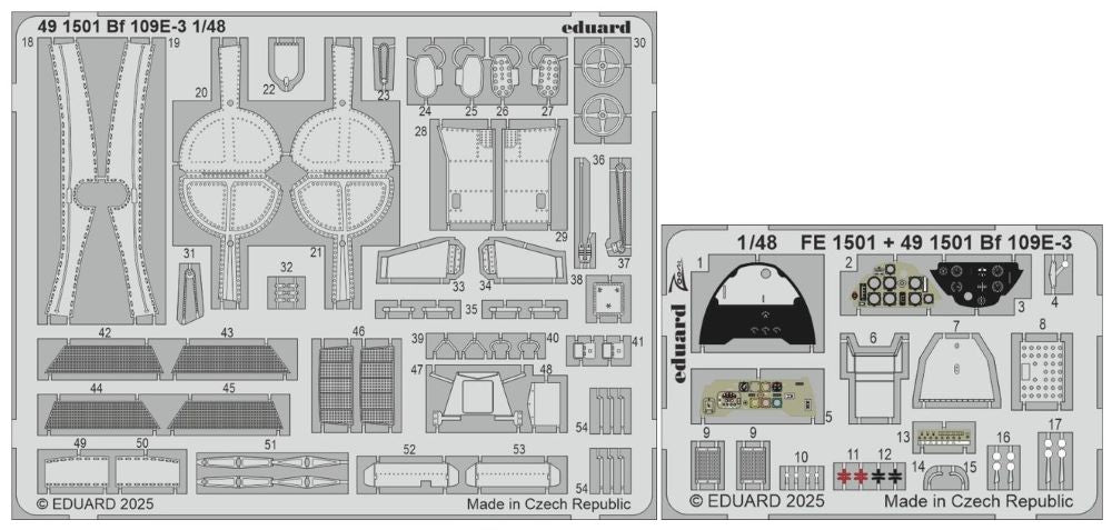Eduard 491501 1/48 Aircraft- Bf109E3 for HBO (Painted)