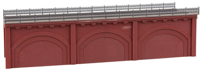 Faller 120573 HO Scale Brick Arcades with Track Bed Kit