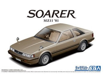 Aoshima 58473 1/24 1981 Toyota Soarer 2800 GT 2-Door Car