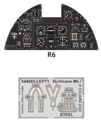 Eduard 644065 1/48 Aircraft- Hurricane Mk I LooK for ARX (Photo-Etch & Resin)