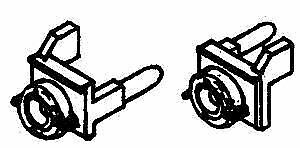 Details West DL-229 HO Scale Ditch Lights -- GE-Style w/Lens (Pilot
