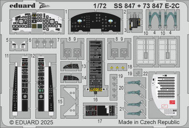 Eduard SS847 1/72 E-2C Zoom Set for HELLER Kit
