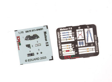 Eduard 3DL72011 1/72 Meteor F.8 Space for Airfix