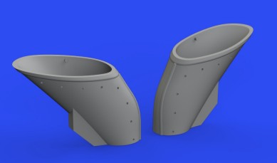 Eduard 648766 1/48 Aircraft- F4F3 Exhausts for EDU (Resin)