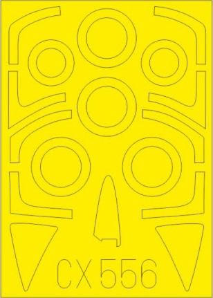 Eduard CX556 1/72 Mask Aircraft- Buccaneer S2C for ARX