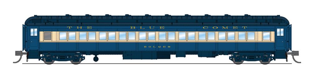 Broadway Limited 6527 N Cnj 80'Pass Coach Blue Comet 2Pk B