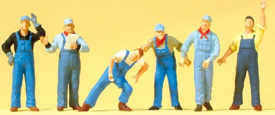 Preiser 10547 HO US Railway Personnel (6)