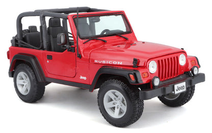 Maisto 31663R 1/18 Jeep Wrangler Rubicon, Red