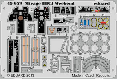 Eduard 49659 1/48 Mirage III CJ Weekend for EDU (Pre-Painted)