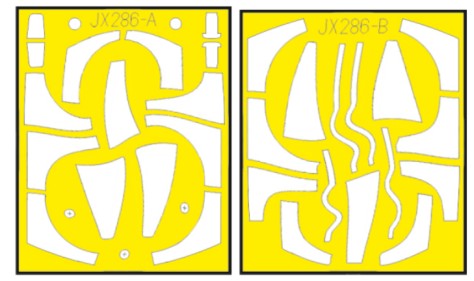 Eduard JX286 1/32 Mask Aircraft- Tornado ECR TFace for ITA