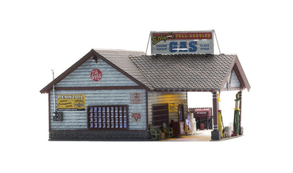 Woodland Scenics BR4935 N Scale Ethyl's Gas & Service