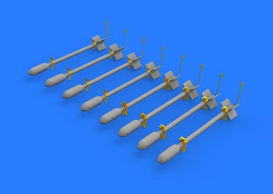 Eduard 648394 1/48 60lb S.A.P British Rocket Projectiles (Decals PE &