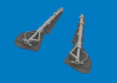 Eduard 6481179 1/48 Brassin Fw 190A-8/R2 Undercarriage Legs PRINT for