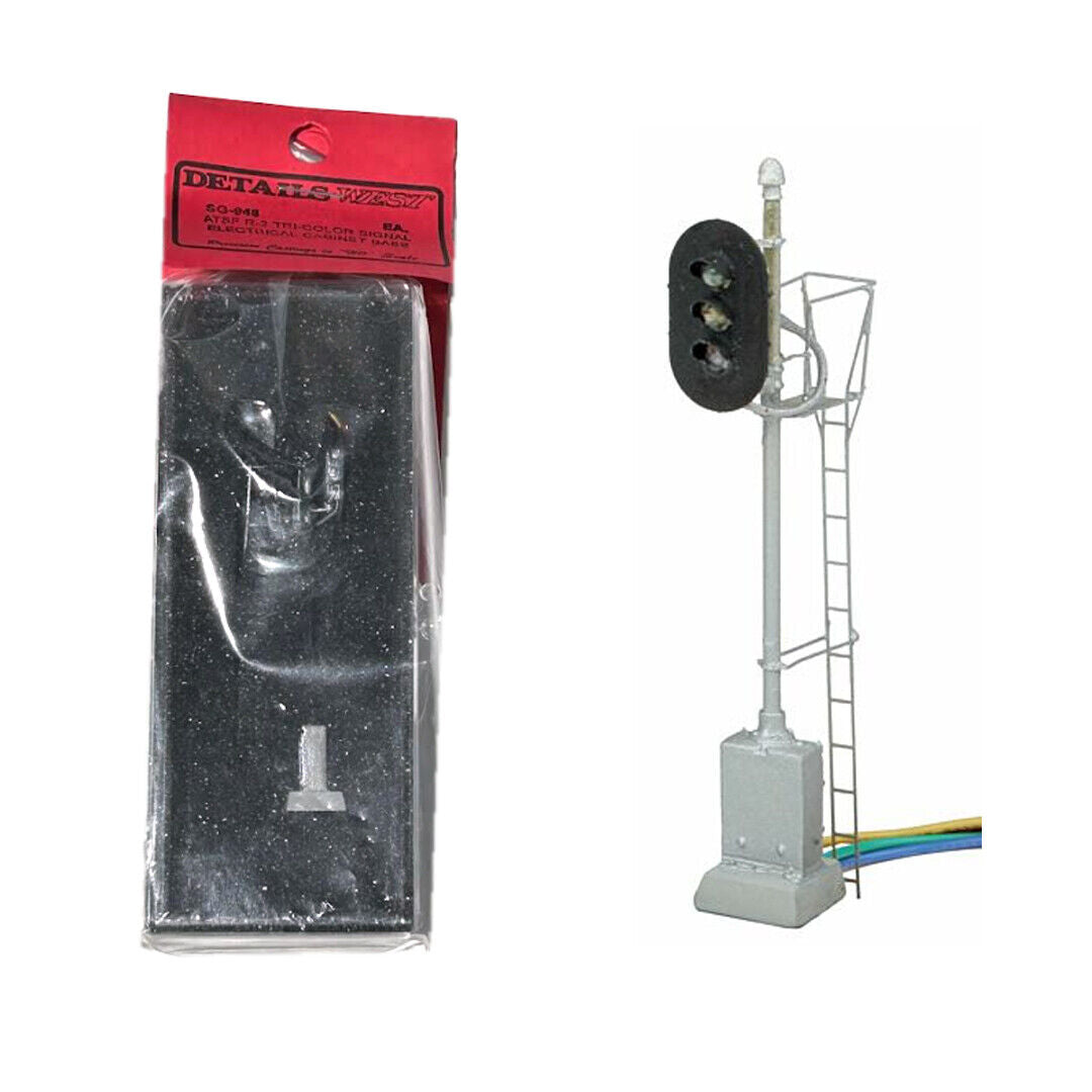 Details West 946 All Scale US&S R-2 Style LED Signal w/Relay Base - Assembled