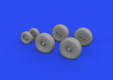 Eduard 672263 1/72 Wheels for ZVE (Mask & Resin)