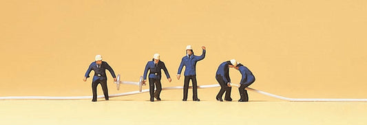 Preiser 79117 N Scale Firefighters Figure Set #3