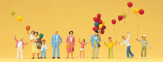 Preiser 24659 HO Scale Balloon Seller Figure Set