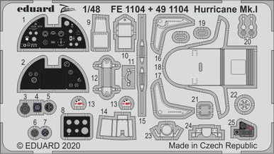 Eduard FE1104 1/48 Hurricane Mk.I for Airfix