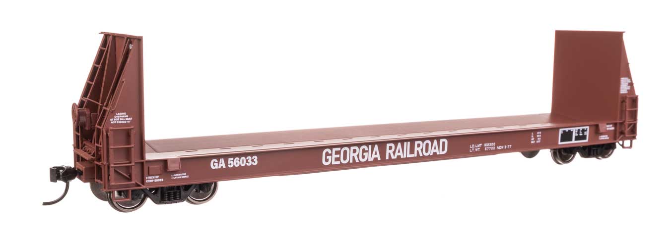 Walthers Proto 104522 HO Scale 50' Sieco Pulpwood Flatcar - Ready to Run -- Geor