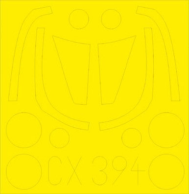 Eduard CX394 1/72 Mask F-16CJ Block 50 for Tamiya Canopy Mask Set
