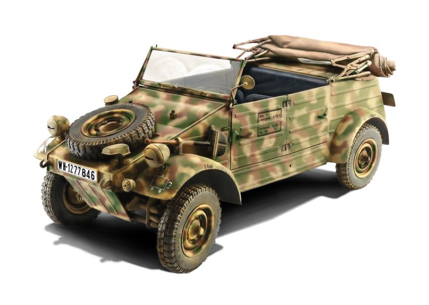 Italeri 7405 1/9 WWII Kdf 1 Type 82 Kubelwagen